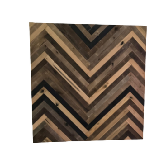 Zig Zag Wood Wall