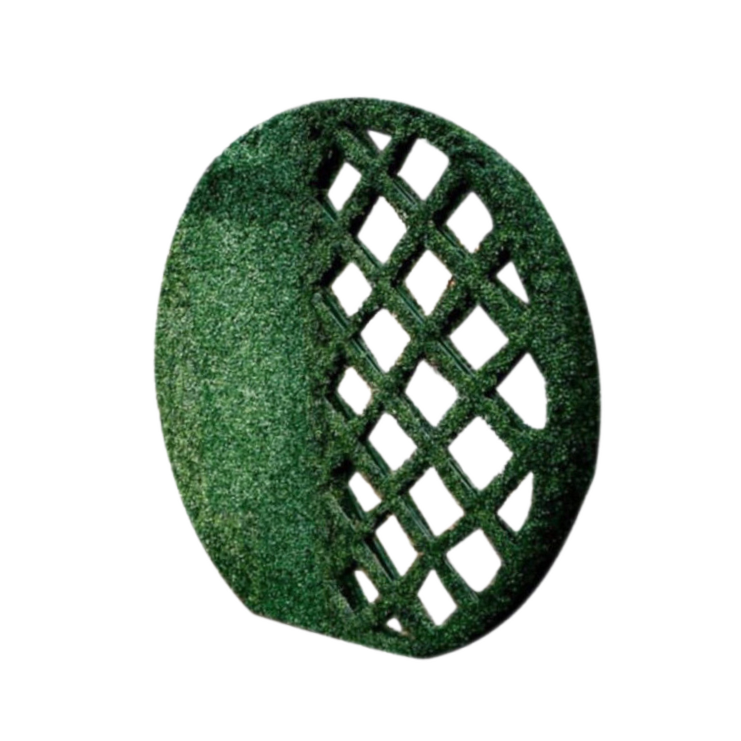 1/2 Solid 1/2 Lattice Boxwood Round Grass Wall